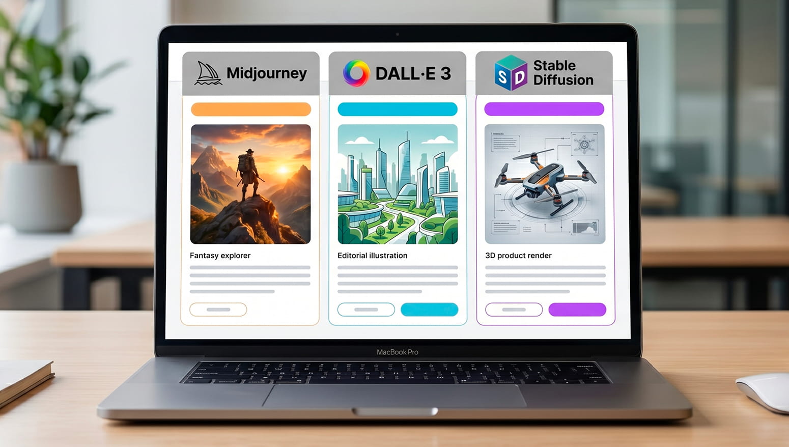 Midjourney vs DALL-E vs Stable Diffusion : le comparatif pro