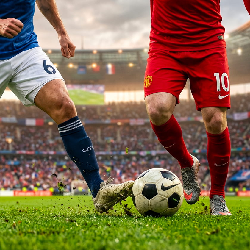 Action sport football stade ambiance