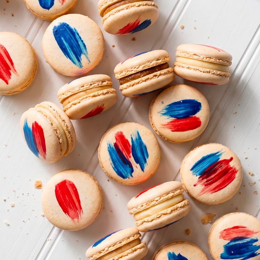 Pâtisserie macarons artistiques